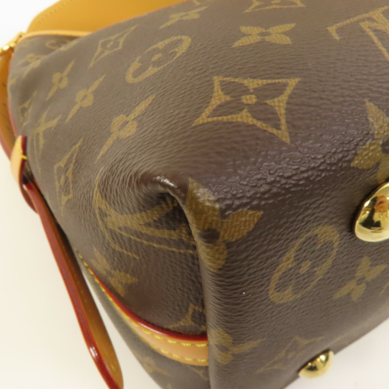 LOUIS VUITTON Monogram CarryAll PM金扣肩背袋-10