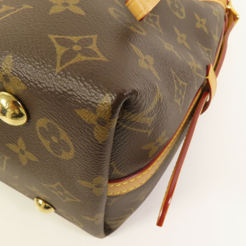 LOUIS VUITTON Monogram CarryAll PM金扣肩背袋-13