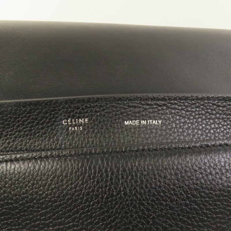 CELINE 牛皮皮革Trapeze Medium銀扣手挽肩背兩用袋-9