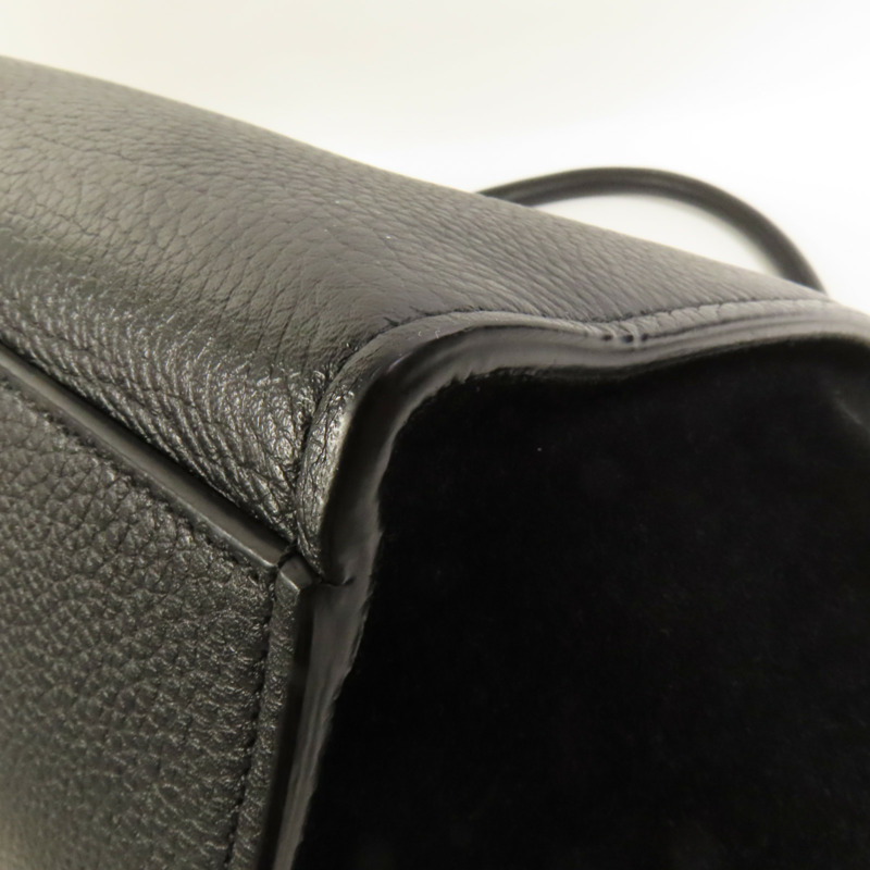 CELINE 牛皮皮革Trapeze Medium銀扣手挽肩背兩用袋-13