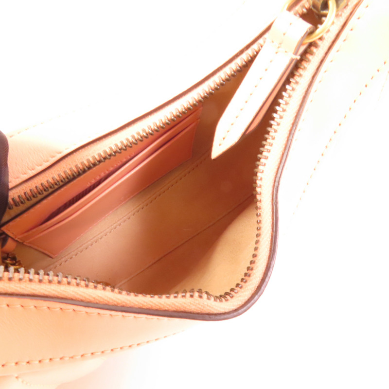 GUCCI 牛皮皮革GG Marmont Half Moon金扣手挽肩背兩用袋-6