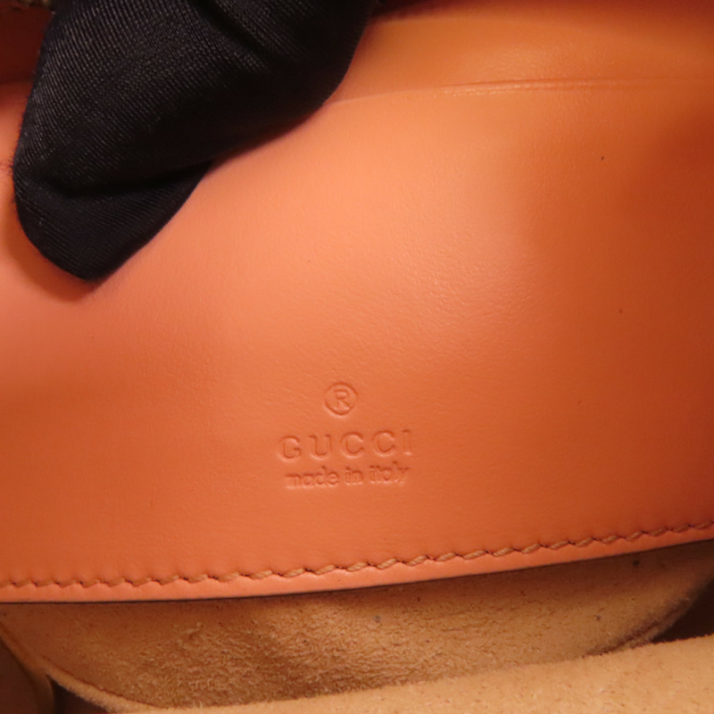 GUCCI 牛皮皮革GG Marmont Half Moon金扣手挽肩背兩用袋-7