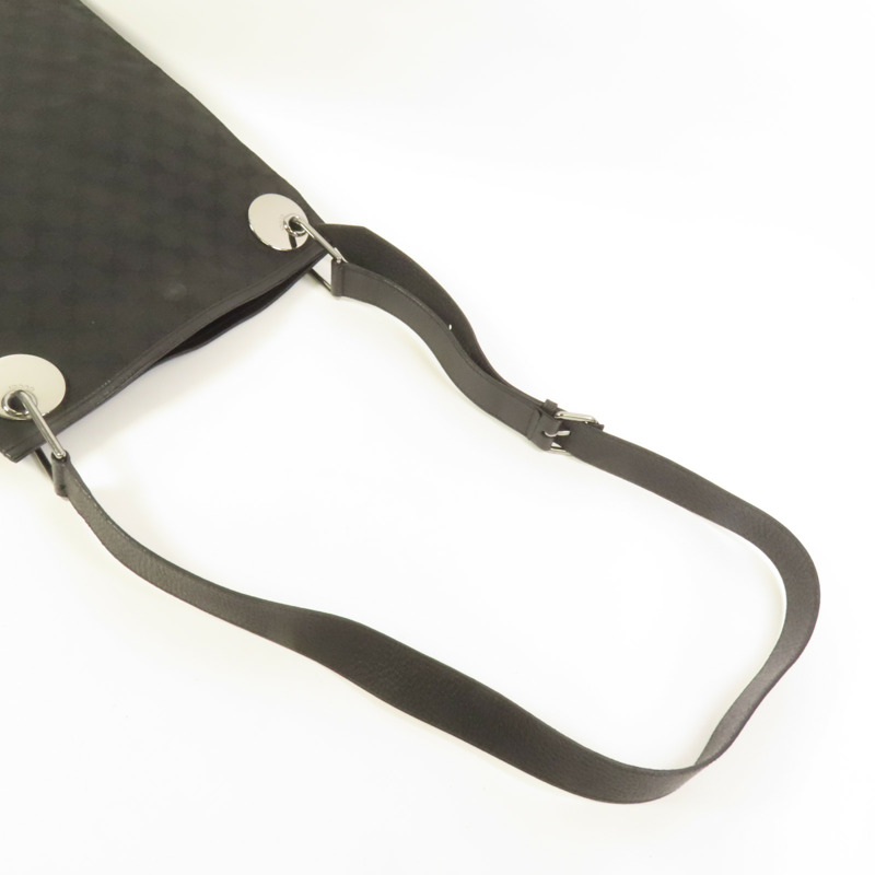 GUCCI 帆布Shoulder Bag銀扣肩背袋-4