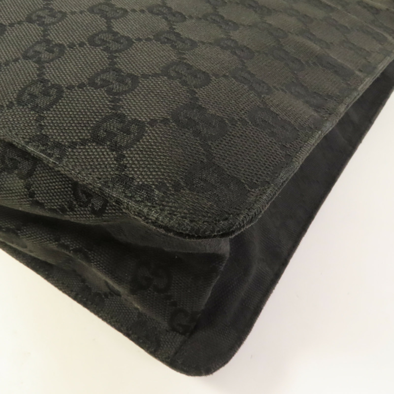 GUCCI 帆布Shoulder Bag銀扣肩背袋-9