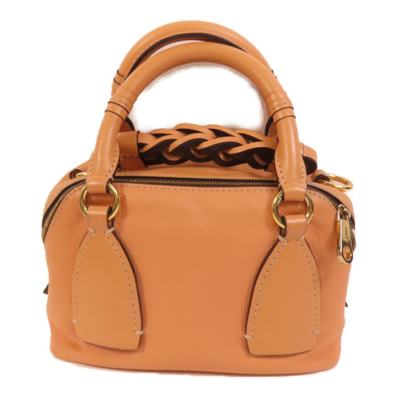 Chloe 牛皮皮革Small Daria Bag金扣手挽肩背兩用袋-1