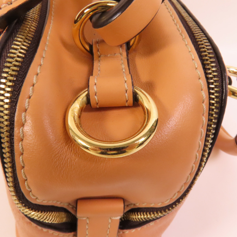 Chloe 牛皮皮革Small Daria Bag金扣手挽肩背兩用袋-5