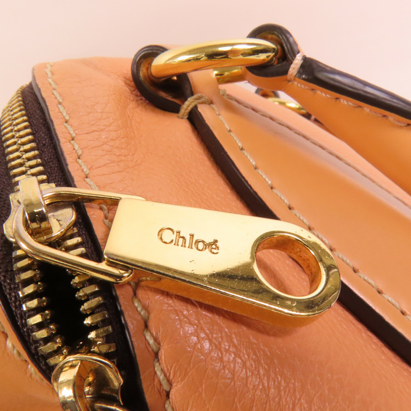 Chloe 牛皮皮革Small Daria Bag金扣手挽肩背兩用袋-7