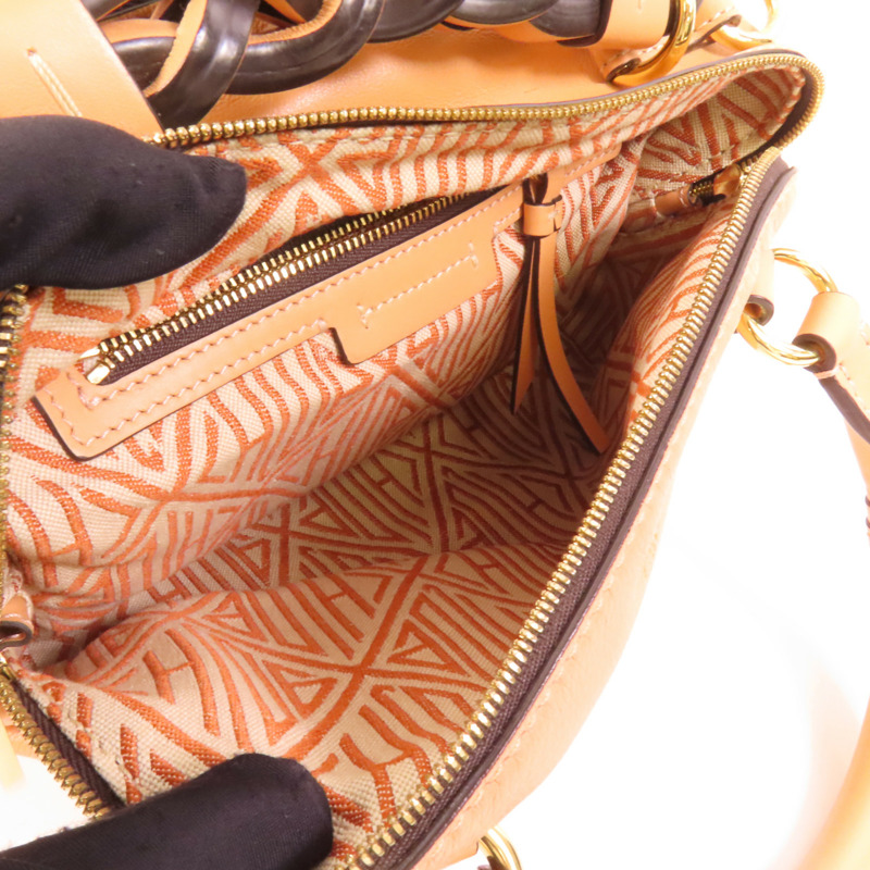 Chloe 牛皮皮革Small Daria Bag金扣手挽肩背兩用袋-8