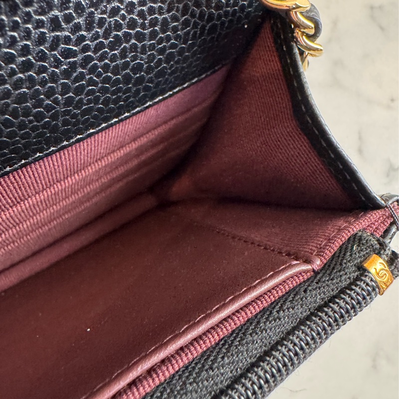 Chanel黑荔枝金雙C WOC 超經典🫶🫶-25