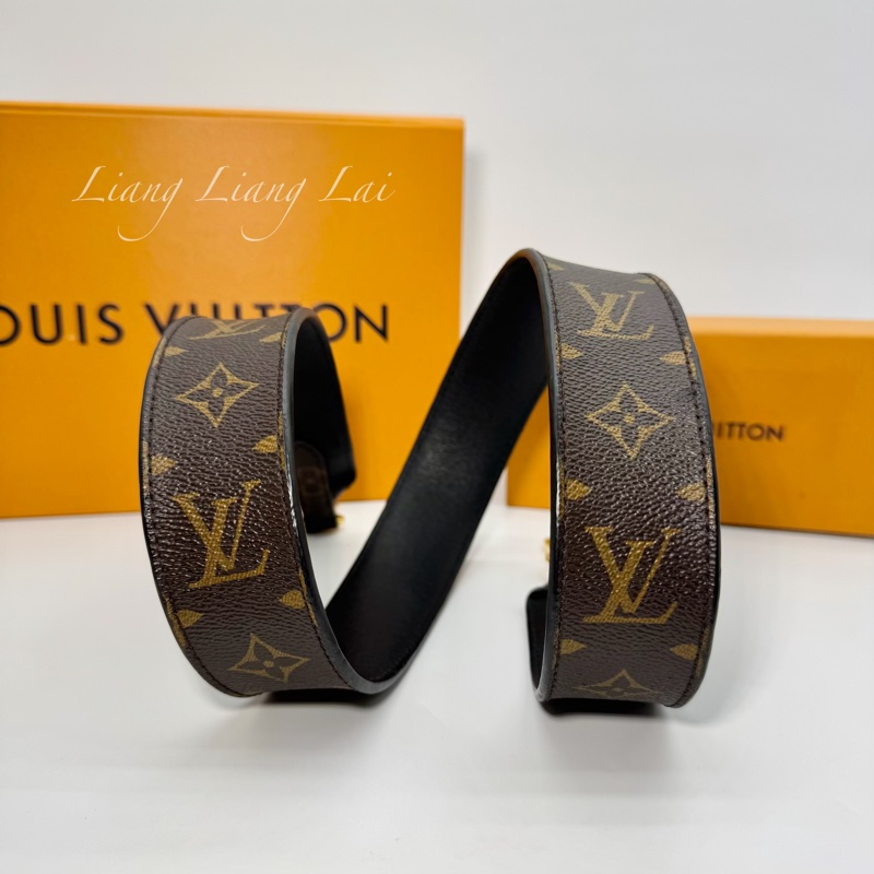 Louis Vuitton LV Monogram 黑色肩背帶-1