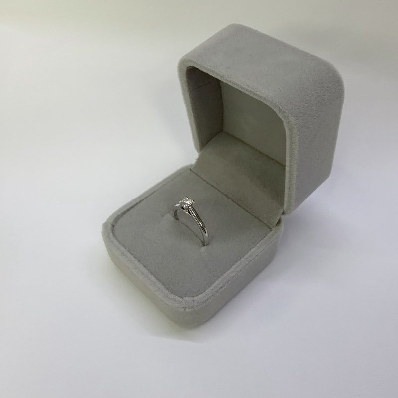 CARTIER 1895系列19分鉑金鑽戒-2