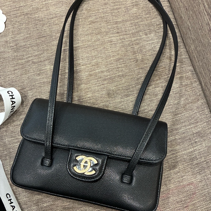 誰在找👀珍妮同款🔥香奈兒Chanel 26年最火26p包王 preppy coco小款 黑色 耐用皮革🇹🇼-6