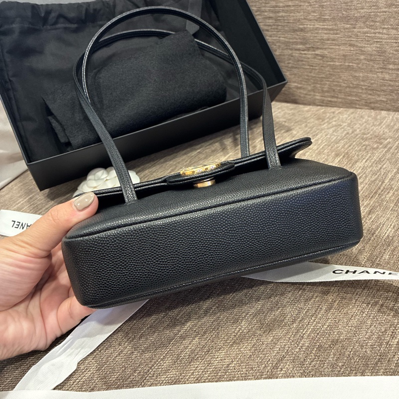 誰在找👀珍妮同款🔥香奈兒Chanel 26年最火26p包王 preppy coco小款 黑色 耐用皮革🇹🇼-8