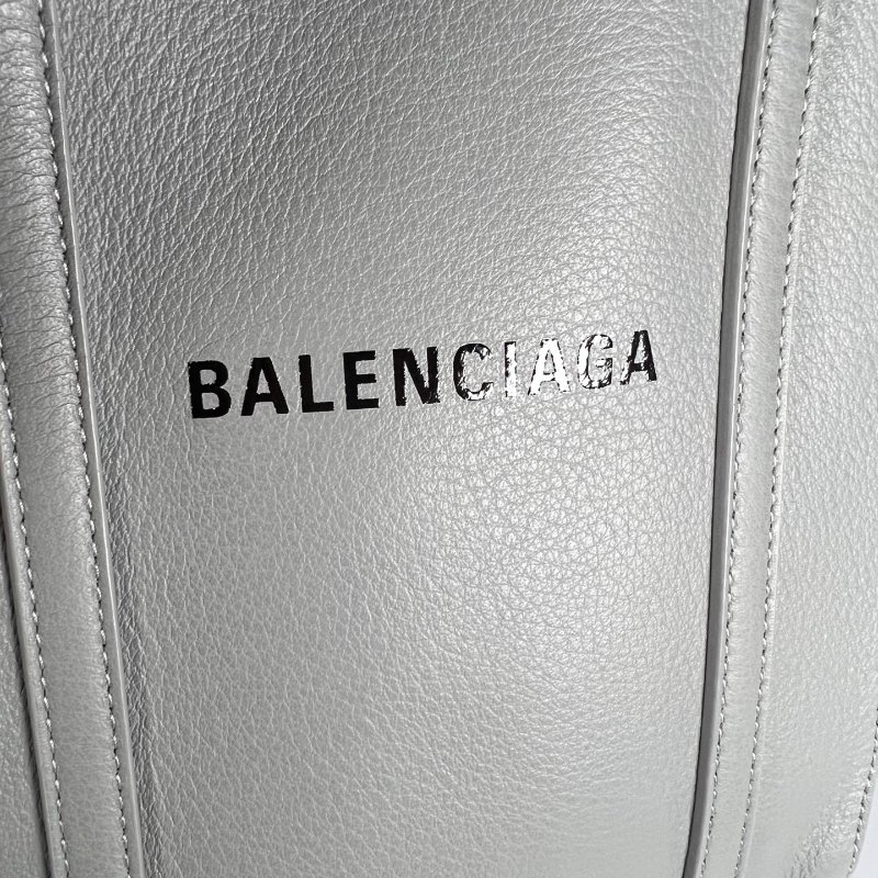 BALENCIAGA 551815 灰色TOTE包小號-7