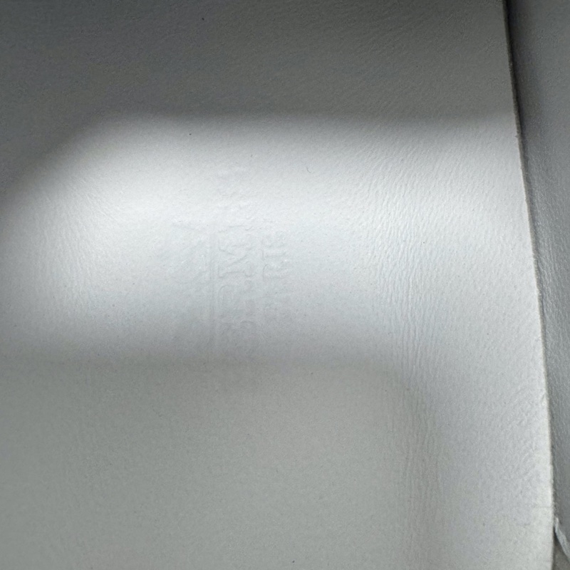 99新Hermes愛馬仕 側面H字logo女款白色休閒鞋 37碼-10