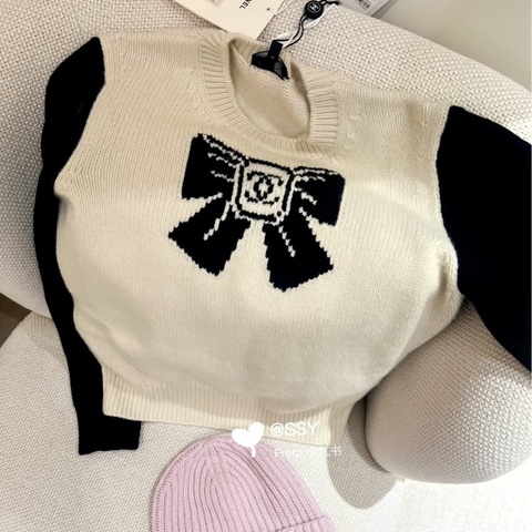 Chanel 25N 蝴蝶結毛衣