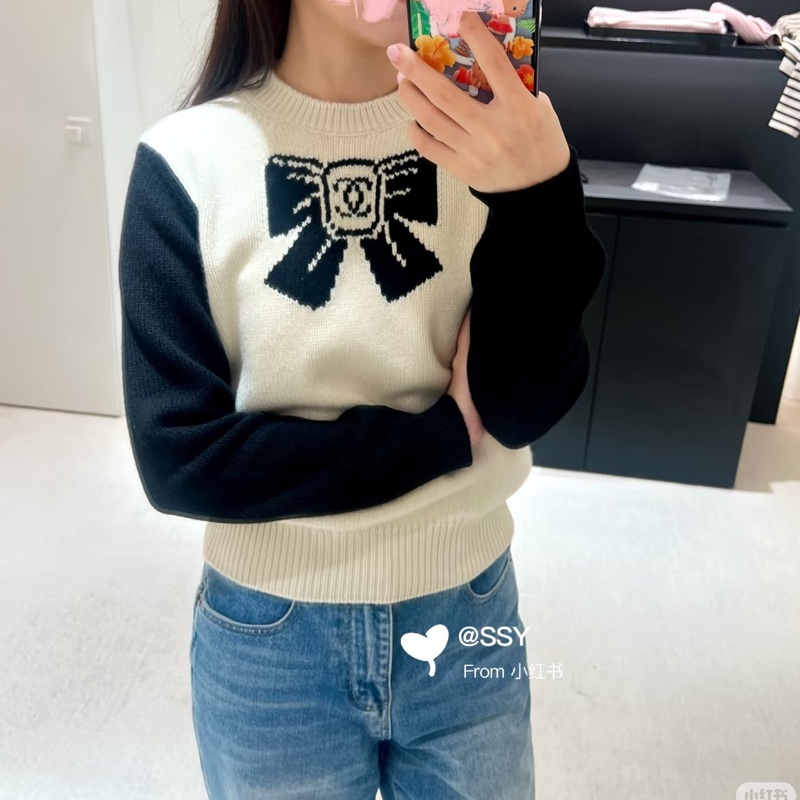 Chanel 25N 蝴蝶結毛衣-1
