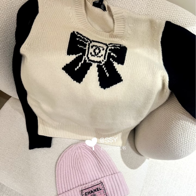 Chanel 25N 蝴蝶結毛衣-2