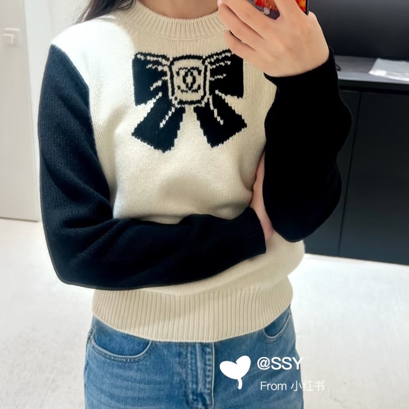 Chanel 25N 蝴蝶結毛衣-3