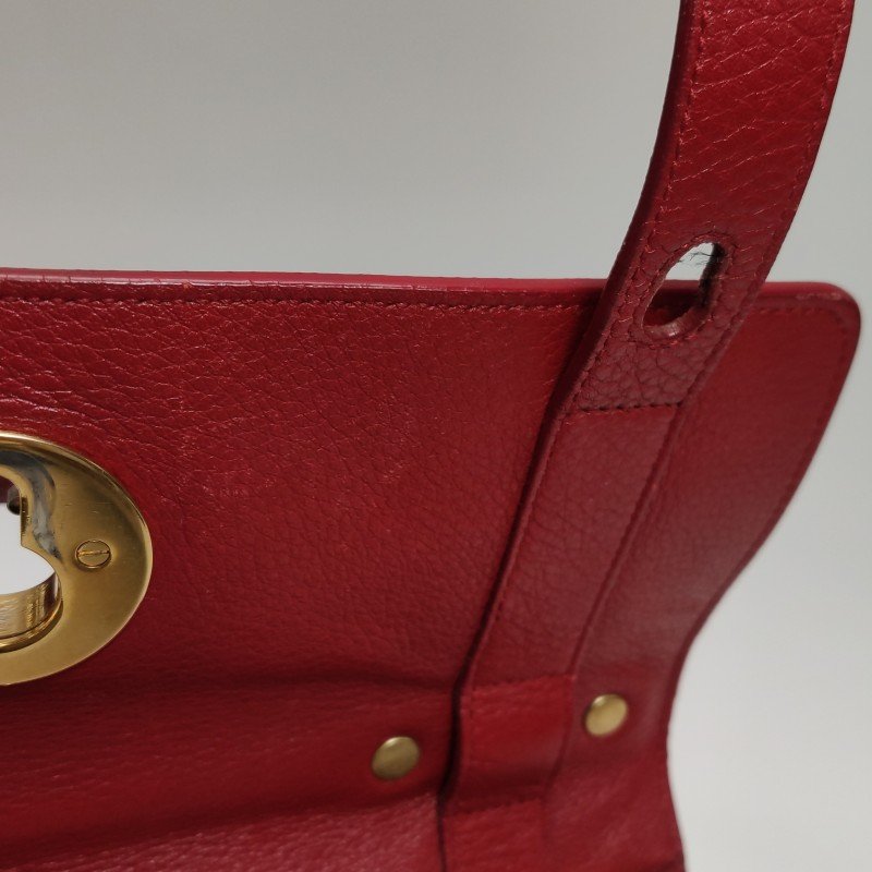 Saint Laurent MuseTwo牛皮純色金屬扣斜挎包單肩包-10