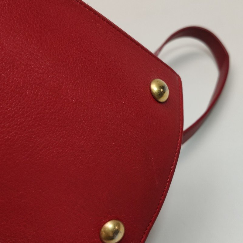 Saint Laurent MuseTwo牛皮純色金屬扣斜挎包單肩包-16