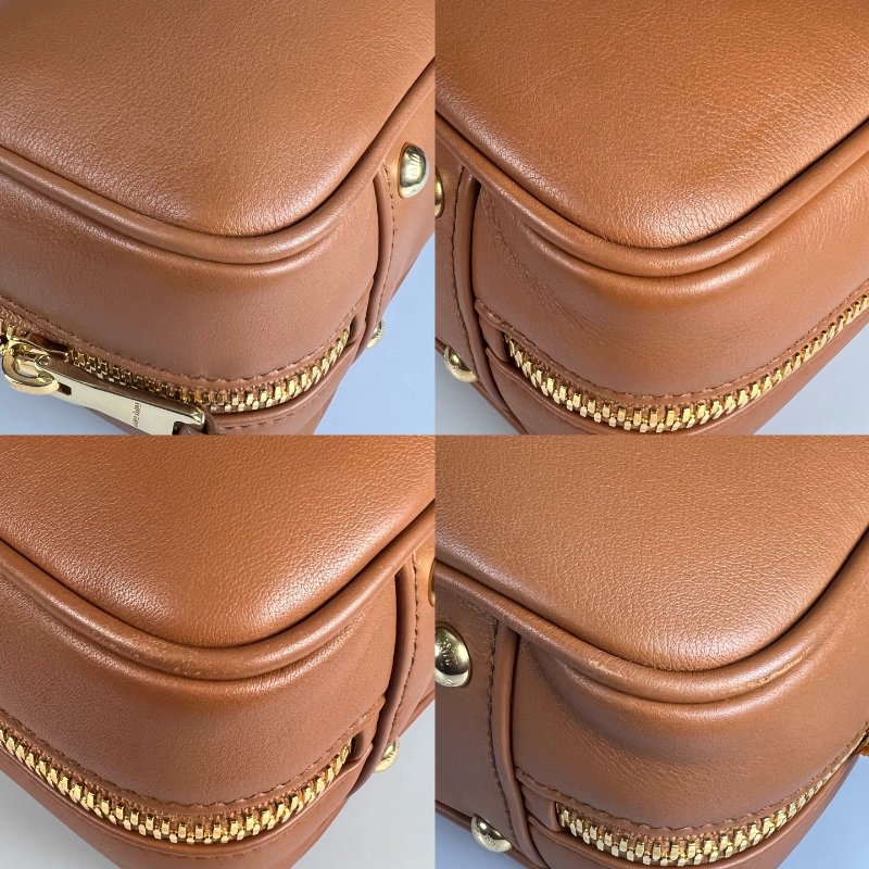 MIUMIU Arcadie干邑色 皮革手袋大款-10