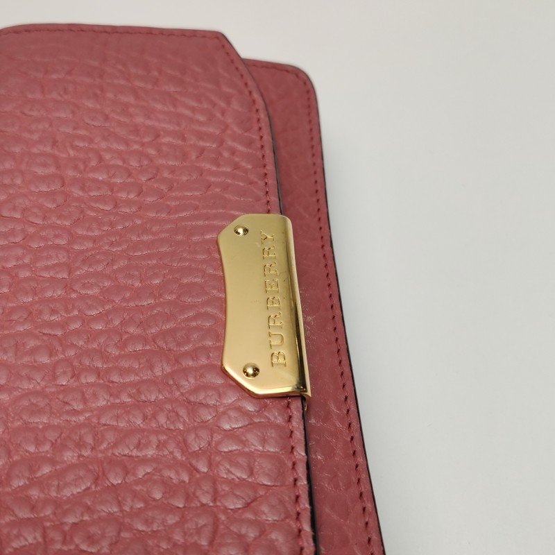 Burberry牛皮純色斜挎包單肩包-12