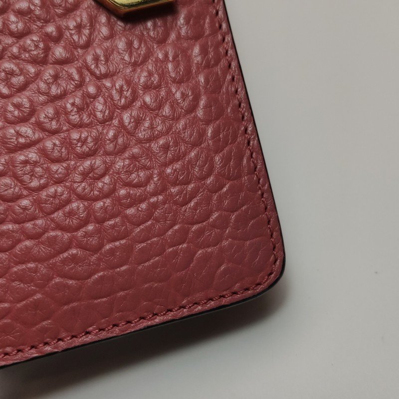 Burberry牛皮純色斜挎包單肩包-20