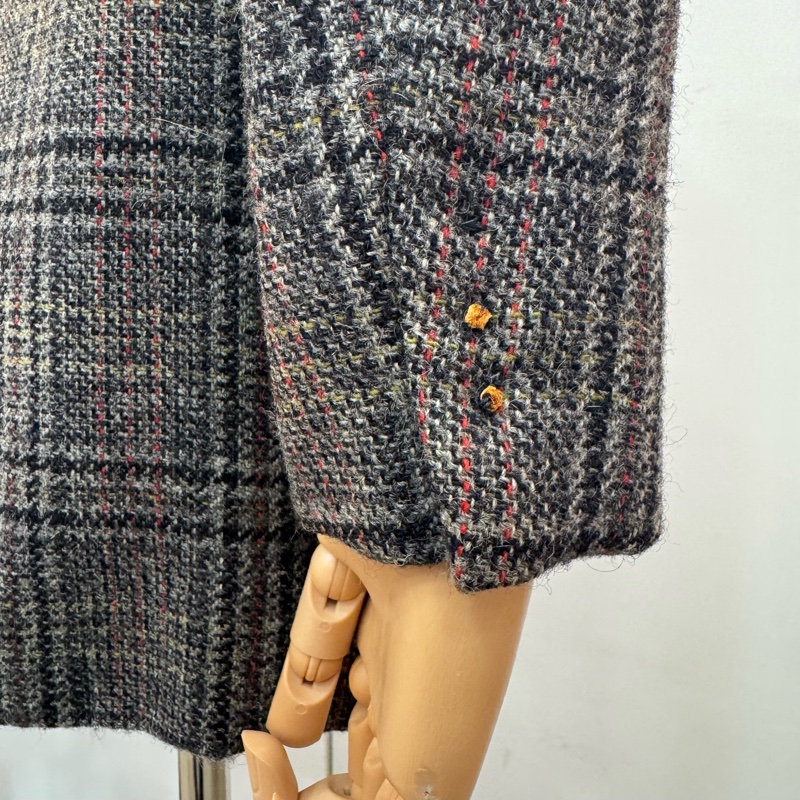 Dior 復古格紋 女士 西裝外套 vintage 二手-9