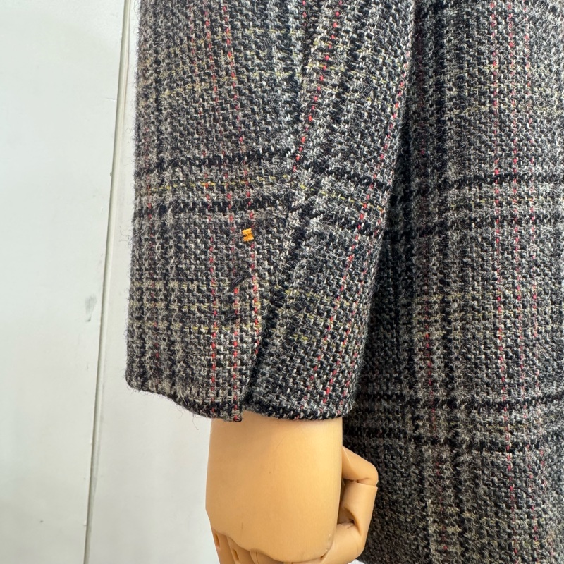 Dior 復古格紋 女士 西裝外套 vintage 二手-10