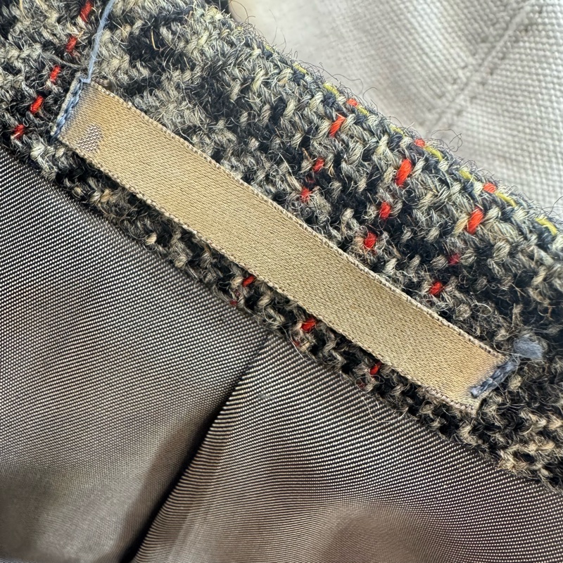 Dior 復古格紋 女士 西裝外套 vintage 二手-13