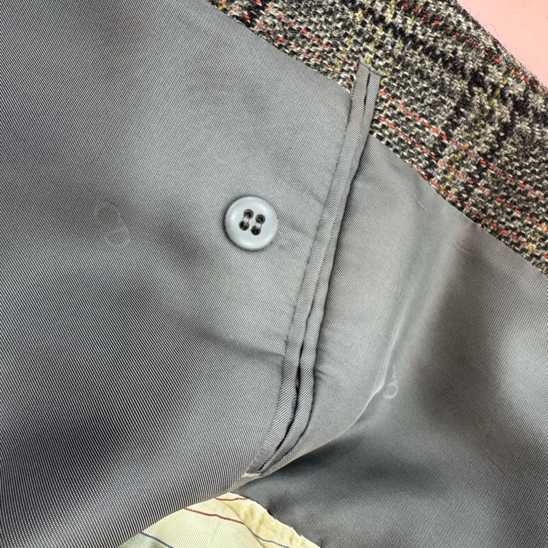 Dior 復古格紋 女士 西裝外套 vintage 二手-14