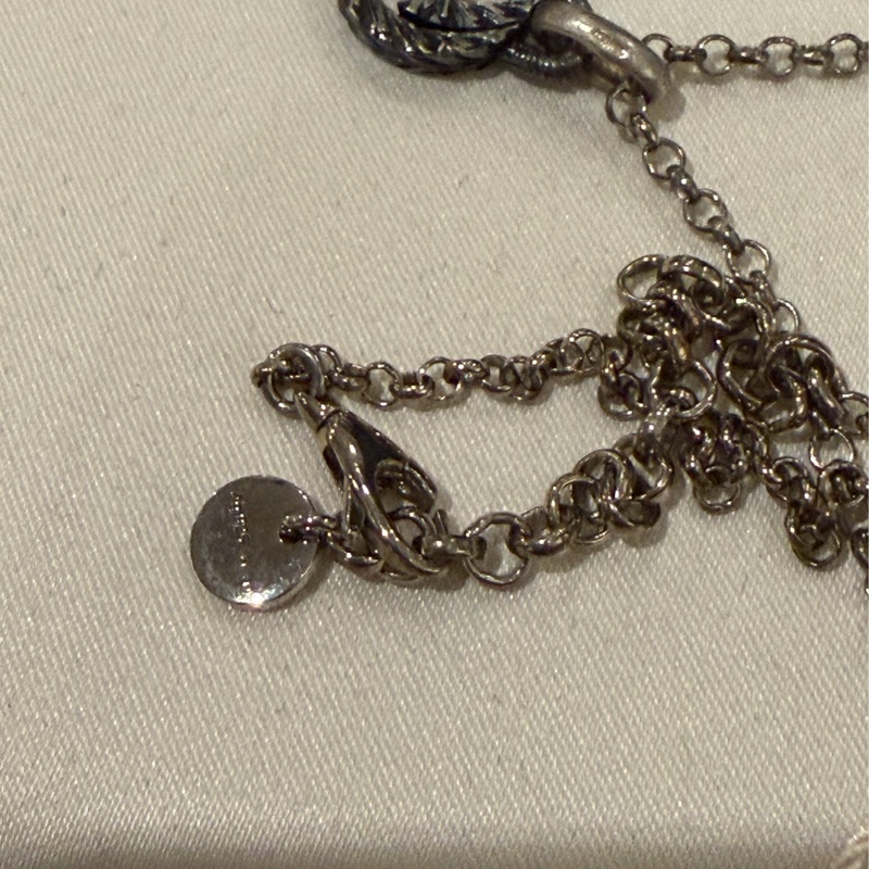 Gucci 做舊互扣雙G項鍊💗復古歐美風必備-3