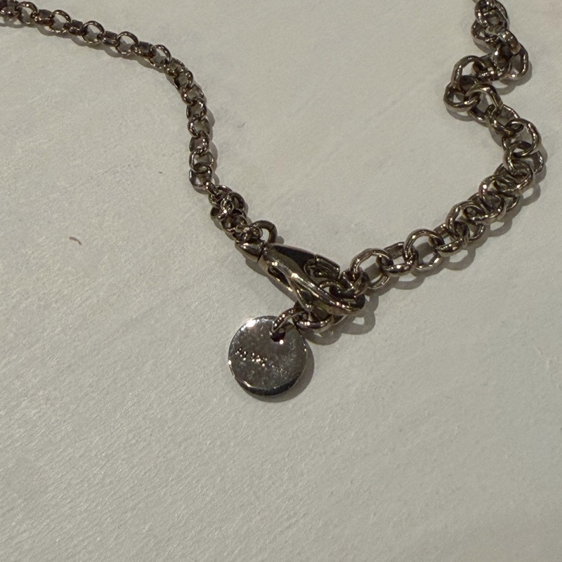 Gucci 做舊互扣雙G項鍊💗復古歐美風必備-4