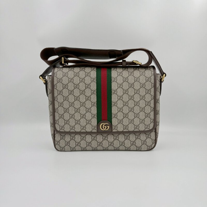 GUCCI原花金釦Ophidia下蓋郵差包-5