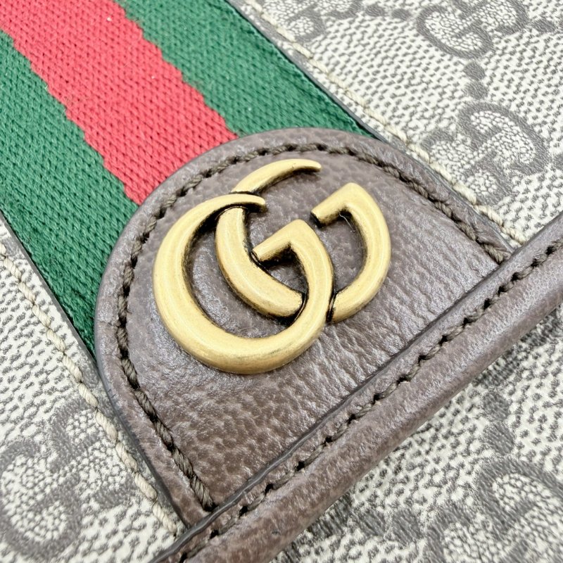 GUCCI原花金釦Ophidia下蓋郵差包-13