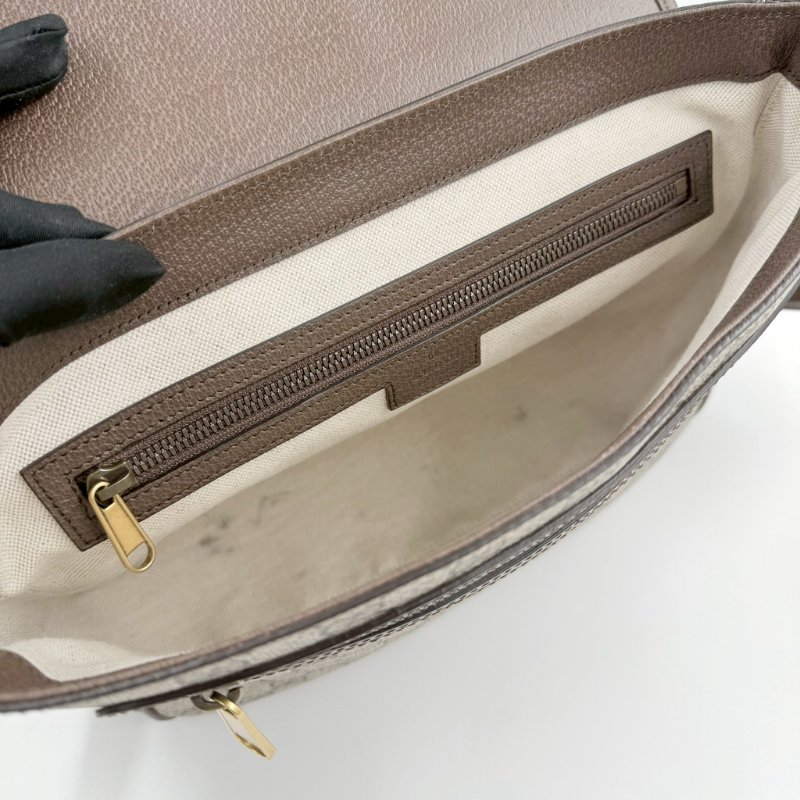 GUCCI原花金釦Ophidia下蓋郵差包-17