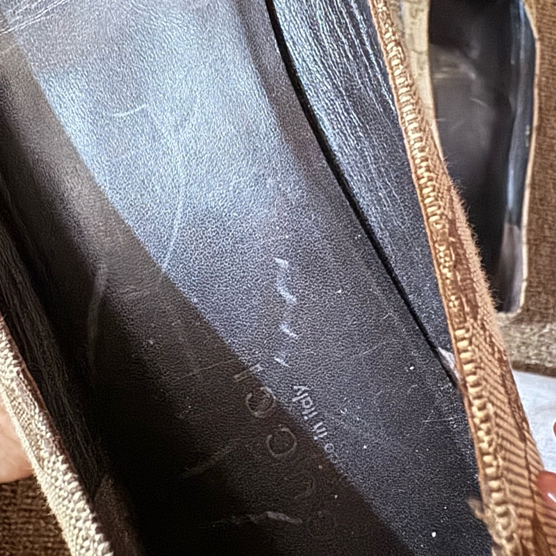 Gucci滿版老花經典平底鞋38.5-39適合-16