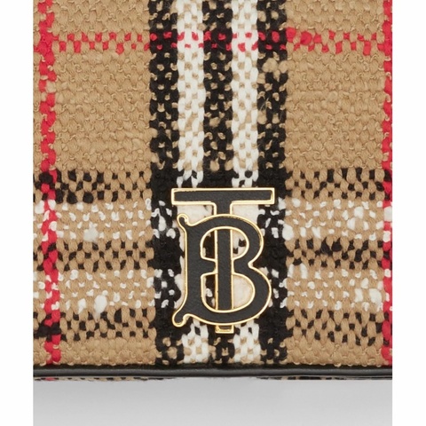 Burberry 女士 Lola - Vintage 格紋花呢迷你蘿納單肩包均碼碼常規、17 X 3.5 X 10 CM