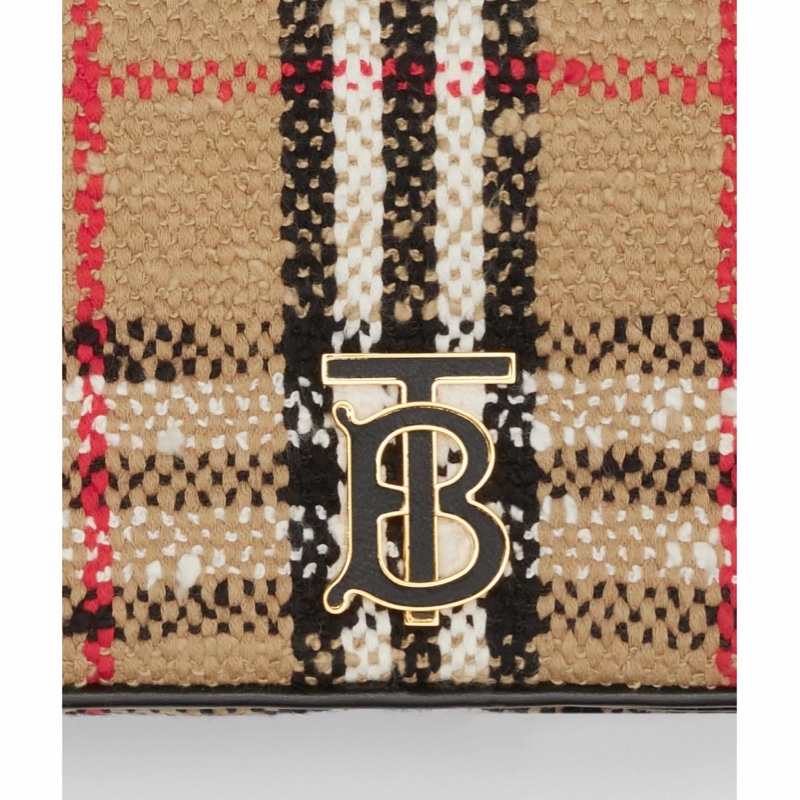 Burberry 女士 Lola - Vintage 格紋花呢迷你蘿納單肩包均碼碼常規、17 X 3.5 X 10 CM-0