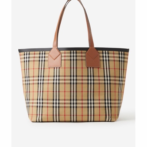Burberry 女士 London  格紋大號手提包均碼碼大號、61cm*22cm*35cm
