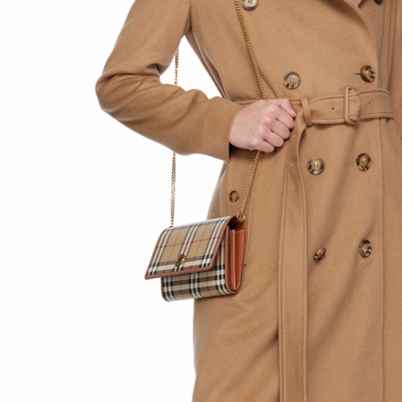 Burberry 女士 格紋單肩包均碼碼-4