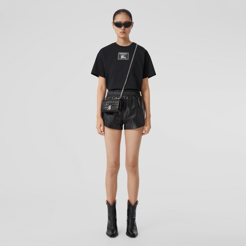 Burberry 女士 Lola - 絎縫迷你蘿納單肩包均碼碼常規、17 X 3.5 X 10 CM-3