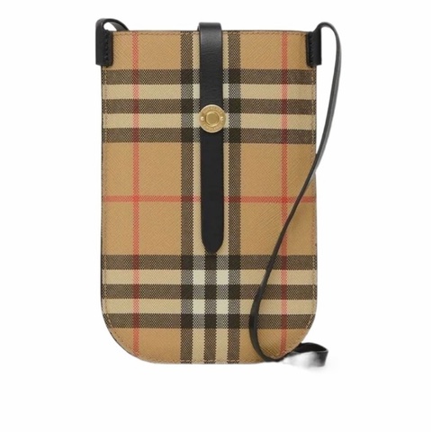 Burberry 女士 復古格紋 Anne 手機迷你包均碼碼常規、12cm*3.5cm*18cm