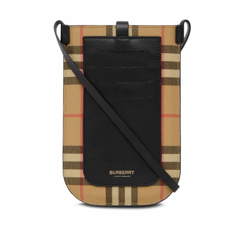 Burberry 女士 復古格紋 Anne 手機迷你包均碼碼常規、12cm*3.5cm*18cm-3