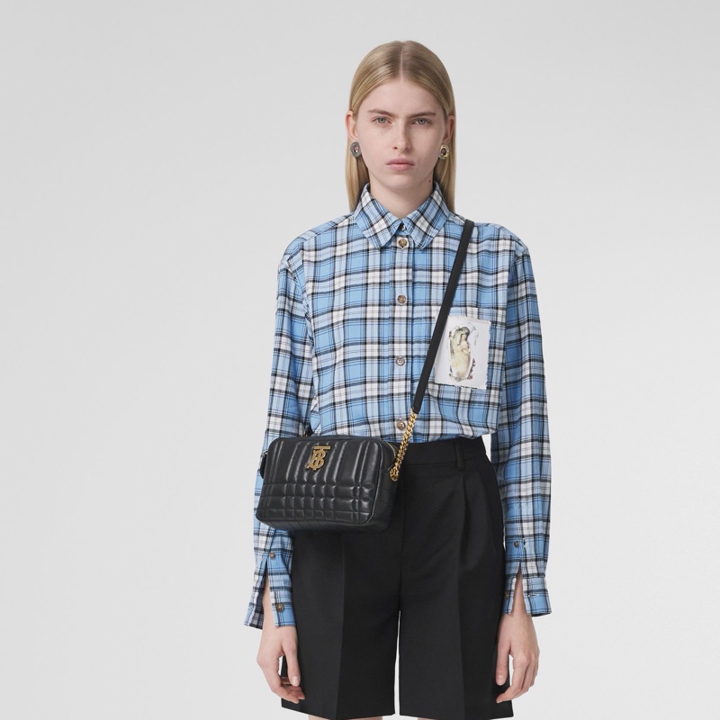 Burberry 女士 絎縫單肩包均碼碼常規、24cm*6cm*15cm-4
