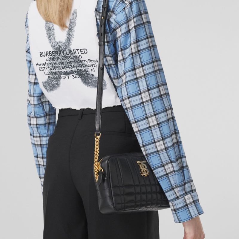 Burberry 女士 絎縫單肩包均碼碼常規、24cm*6cm*15cm-5