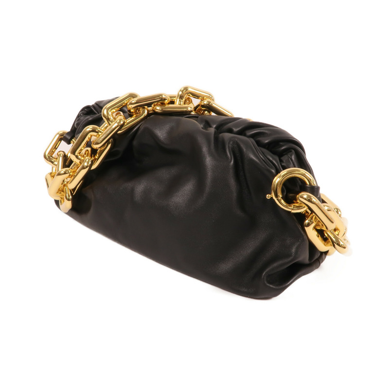 BOTTEGA VENETA 牛皮皮革The chain Pouch金扣鏈帶肩背袋-2