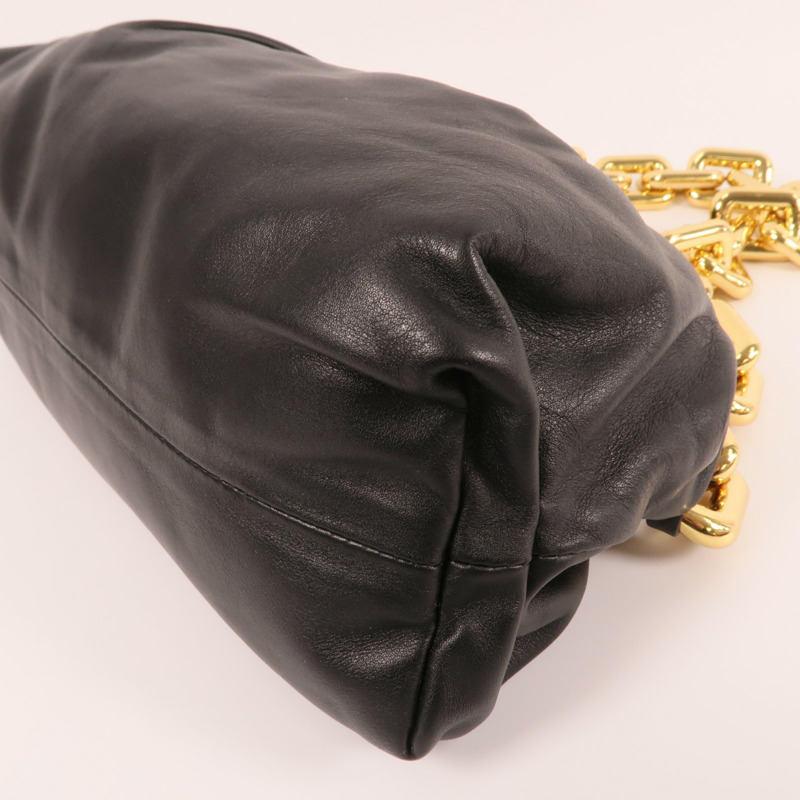 BOTTEGA VENETA 牛皮皮革The chain Pouch金扣鏈帶肩背袋-8