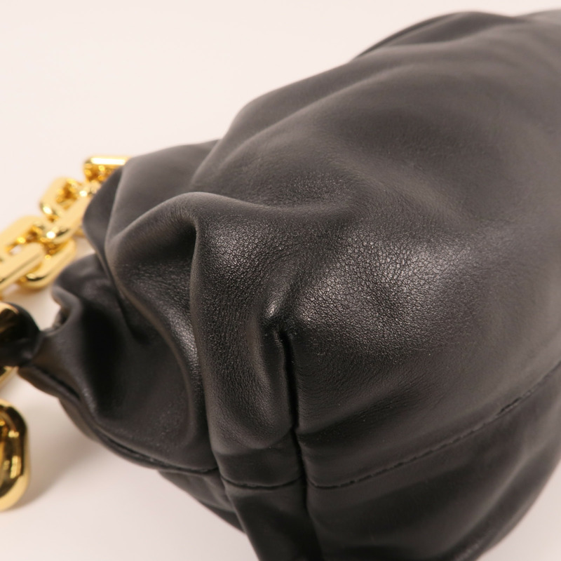 BOTTEGA VENETA 牛皮皮革The chain Pouch金扣鏈帶肩背袋-11